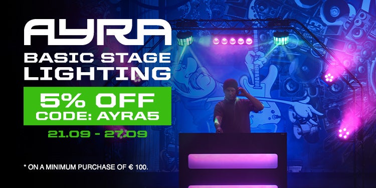 5% di sconto su Ayra fari da palco base